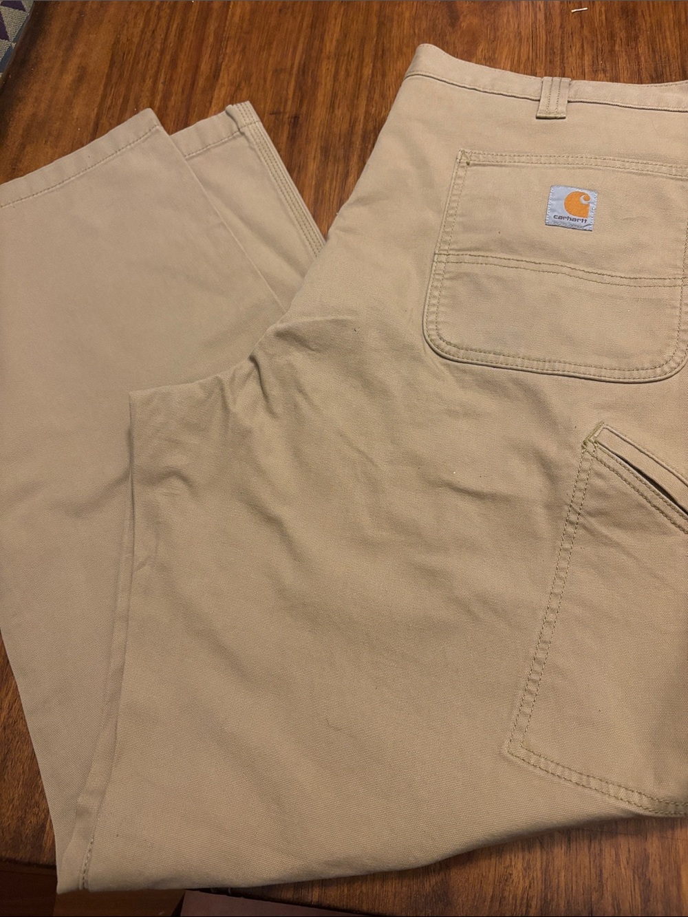Carhartt Tan Work Pants Relaxed Fit 40 x 32 - excellent like new condition